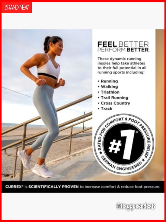 High Arch Support Insoles for Running Shoes Size 2X Reduce Fatigue